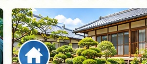 空き家のお庭管理イメージ